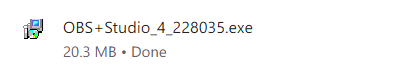 假的 OBS Studio 安装包